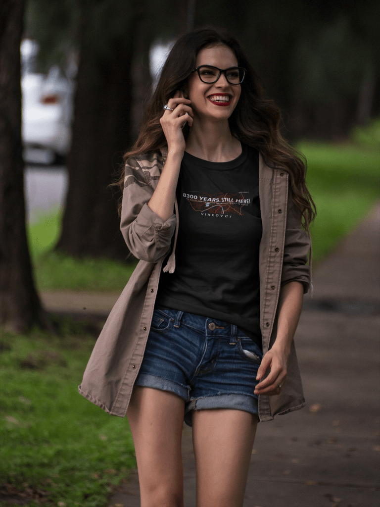 happy-beautiful-girl-walking-in-the-park-wearing-a-t-shirt-mockup-a17359
